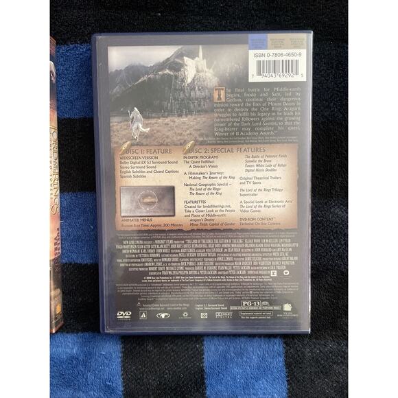 Lord Of The Rings Dvd Set - Picture 7 of 7